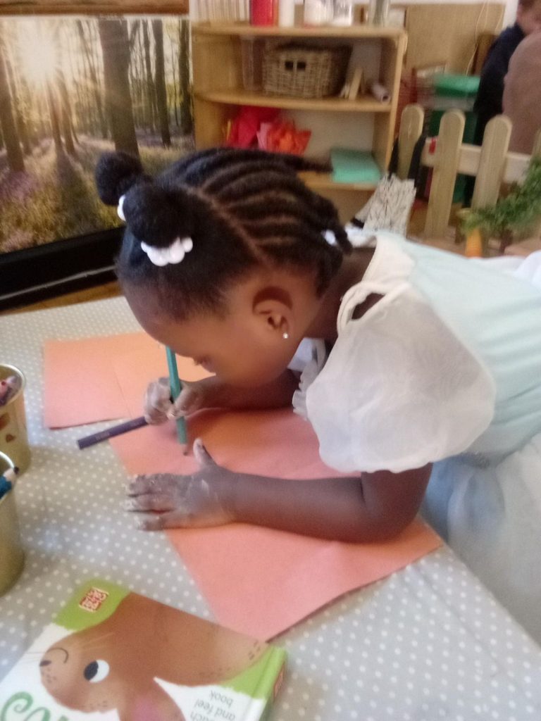 Kangaroo mark making